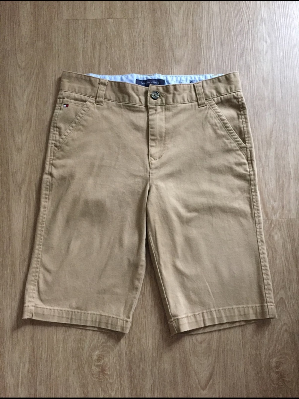 Tommy Hilfiger Tan Cotton Chino Kids Shorts